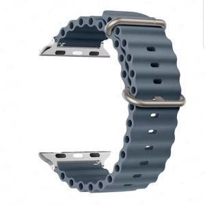 Силиконова каишка оребрена Универсална 22mm / индиго /